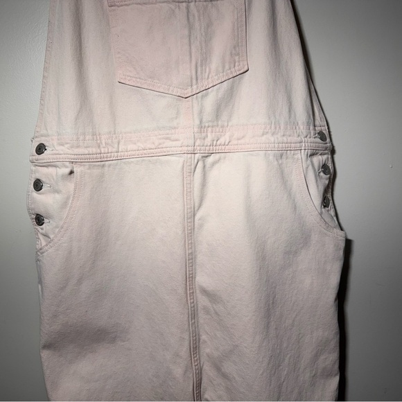 Levi’s Fresh Hendrix Pastel Pink Overalls Dress / Jumper Size XL 100% Cotton - Picture 7 of 16